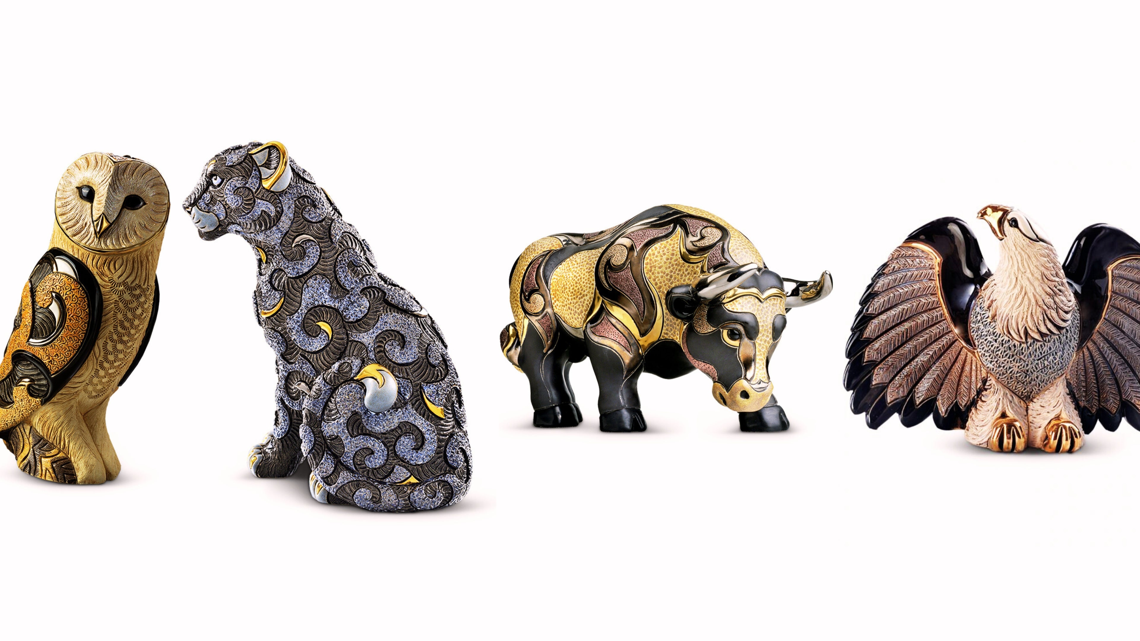 Handmade Ceramic Figurines. Luxury Ceramic Collectibles | Artisan Sculptures. Limited Edition Figurines | Handcrafted Ceramic Art. Gold Accented Figurines | Enamel Ceramic Keepsakes. Timeless Decor Pieces | Collectible Ceramic Animals. Ceramic Art Gifts | Authentic De Rosa Figurines.