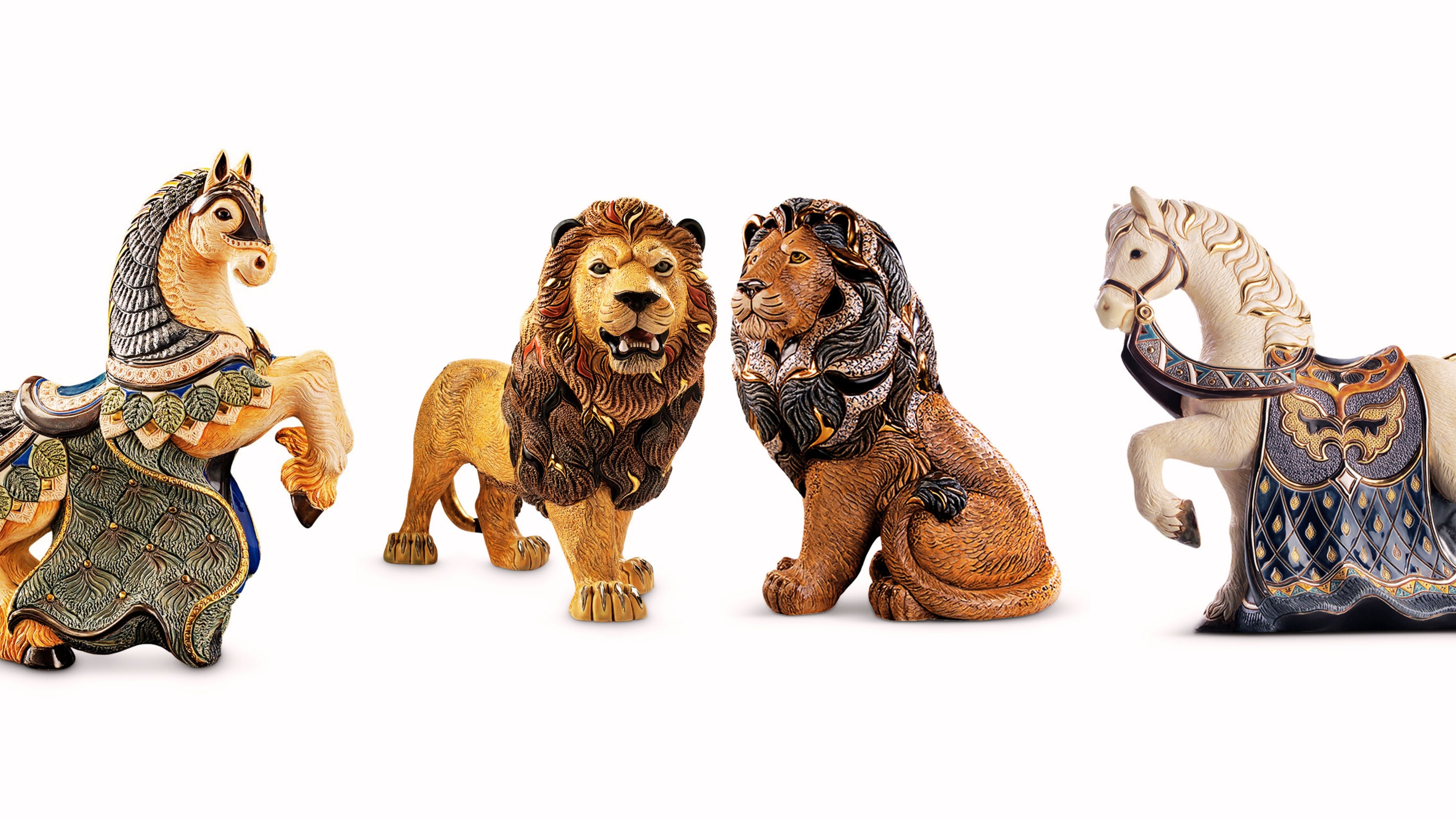 Handmade Ceramic Figurines. Luxury Ceramic Collectibles | Artisan Sculptures. Limited Edition Figurines | Handcrafted Ceramic Art. Gold Accented Figurines | Enamel Ceramic Keepsakes. Timeless Decor Pieces | Collectible Ceramic Animals. Ceramic Art Gifts | Authentic De Rosa Figurines.